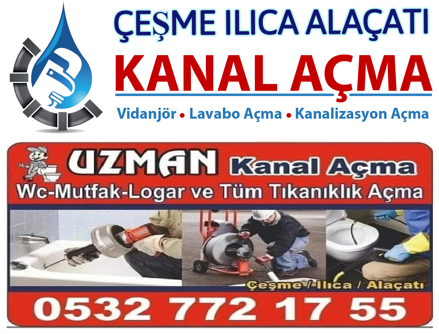 Çeşme Ilıca Kanal Açma